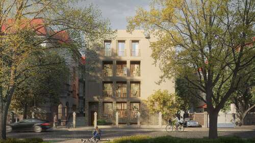 Frontansicht - 3 Zimmer Etagenwohnung zum Kaufen in Leipzig