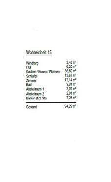 WE 15 Fläche - 
