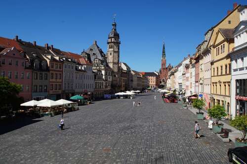 Blick zum Markt - 