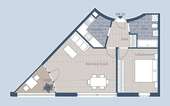 Grundriss WE 20 - 2 Zimmer Etagenwohnung in Leipzig
