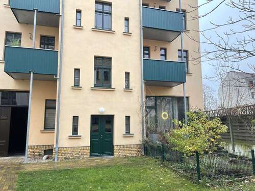 Rückansicht - 1 Zimmer Erdgeschoßwohnung zum Kaufen in Leipzig