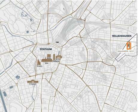 Lage in der Stadt - 