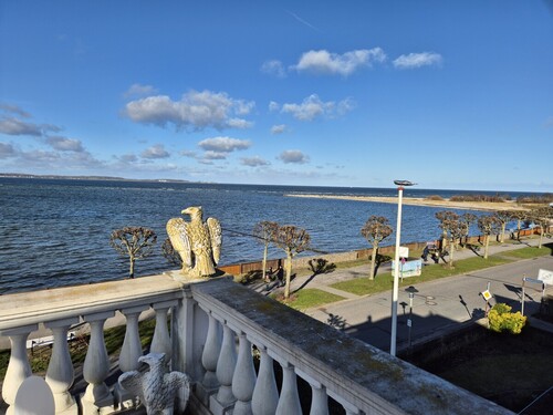 Balkonblick - 9 Zimmer Villa in Laboe