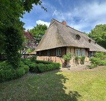 Einzigartiges Reetdach-Idyll von 1815 am Feldrand in Strandnähe - Brodersdorf
