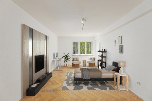 Gästezimmer möbliert - 