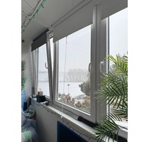 Helle 2,5-Zimmer-Wohnung 50 qm mit verglastem Balkon - Rhäsa