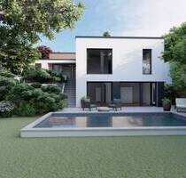 Exklusive Bauhausvilla in ruhiger Bestlage - moderner Luxusbungalow mit Garten und Garage - Bensberg