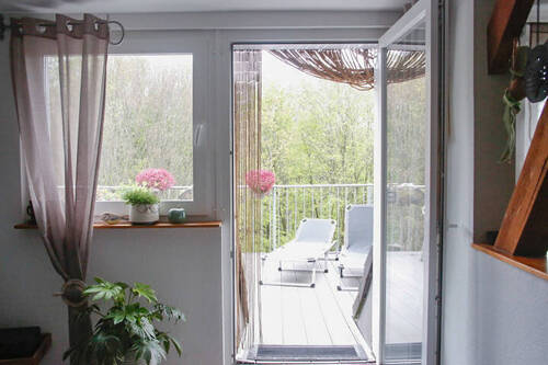Wohnzimmer und Terrasse - 