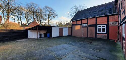 Außenansicht_Innenhof - 6 Zimmer Mehrfamilienhaus, Wohnhaus in Dannenberg