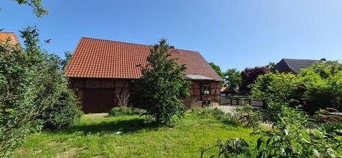 rückwärtige Hausansicht - 3 Zimmer Einfamilienhaus in Gusborn