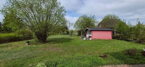 Ansicht Garten bis zum Elbdeich - 