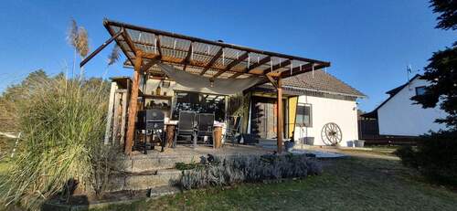 überdachte Terrasse - 6 Zimmer Einfamilienhaus zum Kaufen in Höhbeck