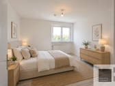 Schlafen_visualisiert - 4 Zimmer 4- Zimmerwohnung in Obertshausen