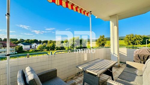 Balkon / Panoramablick ins Grüne - 