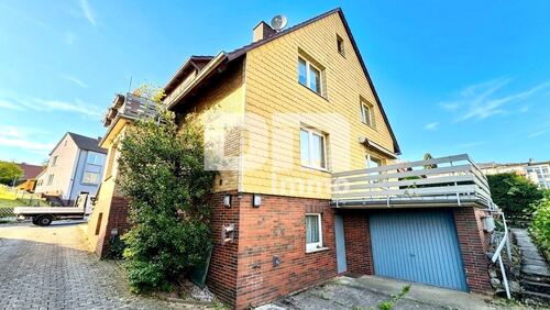 Rückansicht / Garage / Terrasse - Einfamilienhaus mit 203,96 m&sup2; in Dransfeld zum Kaufen