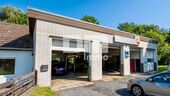 Frontansicht Hallenteil - 6 Zimmer Werkstatt in Waldkappel