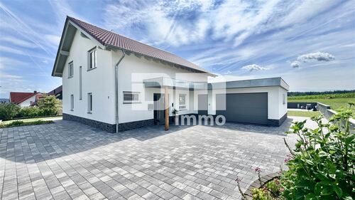 Große Zufahrt / Parkflächen vor dem Haus - 