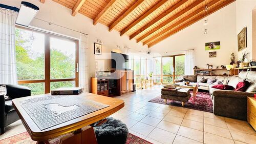 Haus 1 Wohn / Esszimmer / Empore / Zugang Terrasse - 