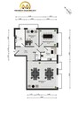 Grundriss KG - 3 Zimmer Büro in Hochheim am Main