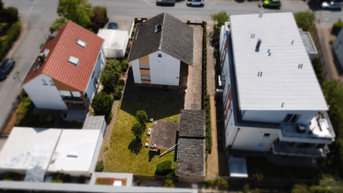 Ansicht Gartenseite - 4 Zimmer Einfamilienhaus zum Kaufen in Mainz