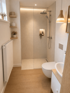 WC mit Dusche - Beispiel - 