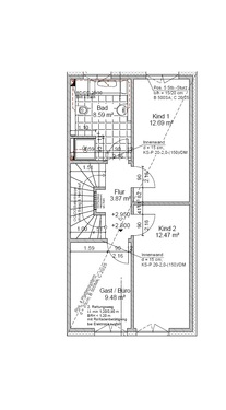 OG Variante 3 Zimmer - 