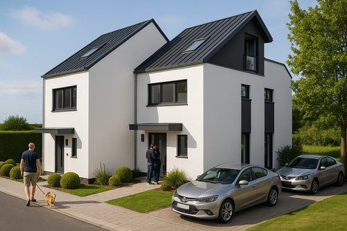 Ansicht 2 - 4 Zimmer Doppelhaushälfte zum Kaufen in Bodenheim