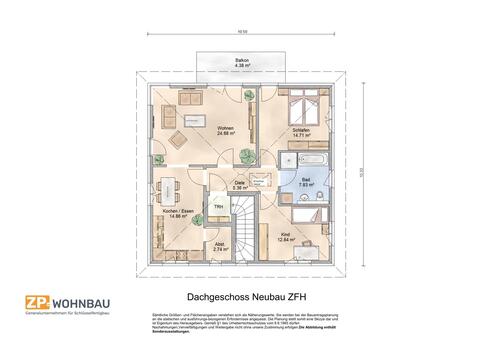 Obergeschosswohnung - 