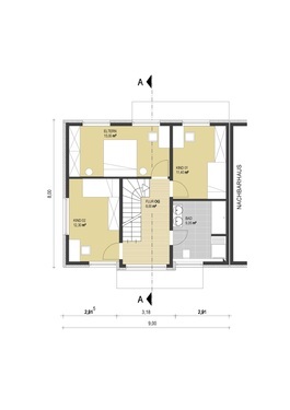 Obergeschoss - Doppelhaushälfte mit 160,00 m&sup2; in Partenheim zum Kaufen