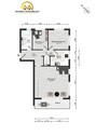 Grundriss EG - 3 Zimmer Büro in Hochheim am Main