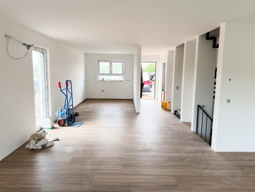 Wohnzimmer - Essbereich - Doppelhaushälfte mit 150,00 m&sup2; in Nackenheim zur Miete