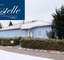 Stilvoller Winkelbungalow mit großem Garten – Wohnen auf einer Ebene - 2 Stellplätze - Landsberg Zöberitz