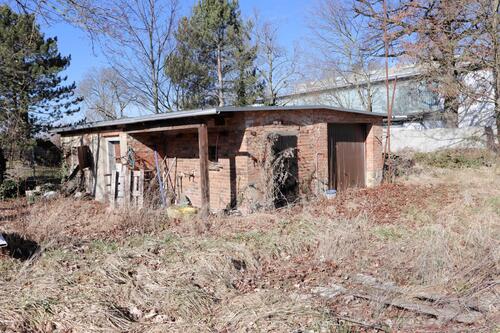 Garten Haus von links - Freizeitgrundstück in Zörbig