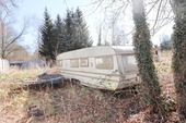 Garten Wohnwagen hinten - 