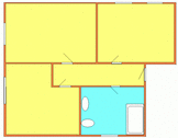 Grundriss - 2 Zimmer Dachgeschoßwohnung zur Miete in Königswartha