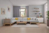 Wohnen visualisiert - Dachgeschoßwohnung mit 60,84 m² in Bernsdorf zur Miete