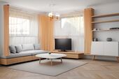 Wohnen visuell eingerichet - 