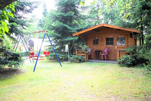 Blockbohlenhaus mit TV-Anlage - 