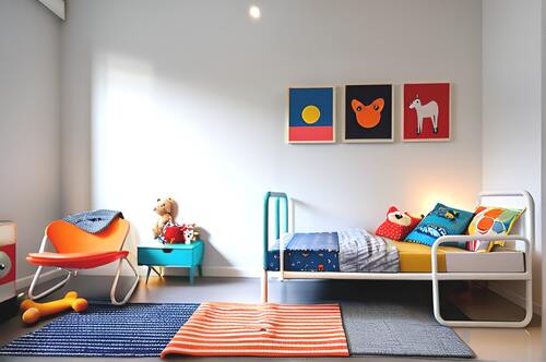 Kinderzimmer - visualisiert - Kubschütz - 3 RWE mit Tageslichtbad und Badewanne