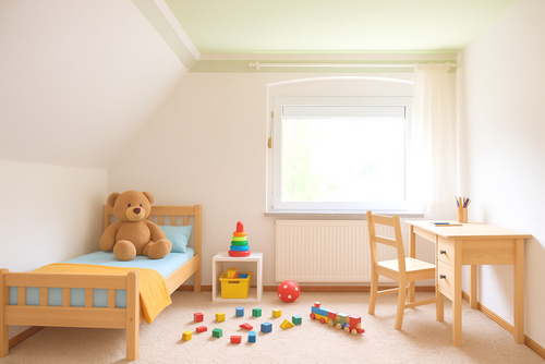 Kinderzimmer I - visualisiert - 5 Zimmer Doppelhaushälfte in Bernsdorf
