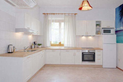 Küche visualiesiert - Appartement mit 80,00 m&sup2; in Göda zur Miete