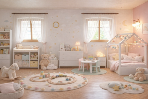 Kinderzimmer - visualiesiert - Muschelwitz - 3 RWE optional mit EBK