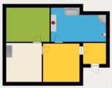 Grundriss EG mit Bad - 