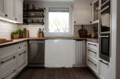 Küche visuell eingerichtet - 4 Zimmer Etagenwohnung in Bernsdorf