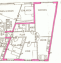 Grundriss - 3 Zimmer Etagenwohnung in Wittichenau