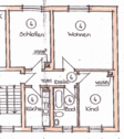 Grundriss - 3 Zimmer Erdgeschoßwohnung zur Miete in Königswartha
