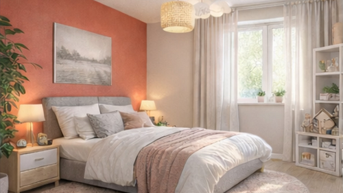 Schlafzimmer - 5 Zimmer Dachgeschoßwohnung zur Miete in Bautzen