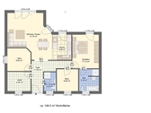 EG-Winkel-Bungalow-108.5 m² - 3 Zimmer Einfamilienhaus zum Kaufen in Potsdam-Mittelmark