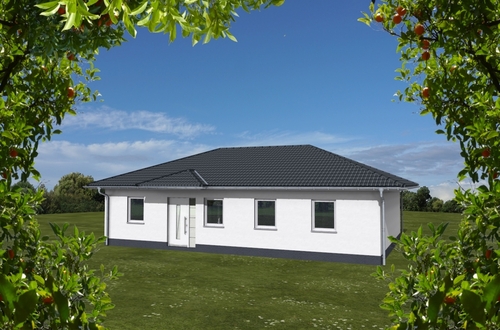 3D-2-Winkel-Bungalow-108.5 m²_3D - 3 Zimmer Einfamilienhaus in Potsdam-Mittelmark