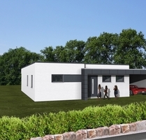 Neubau! Exclusiver Bungalow mit Carport in Borkwalde! - Potsdam-Mittelmark